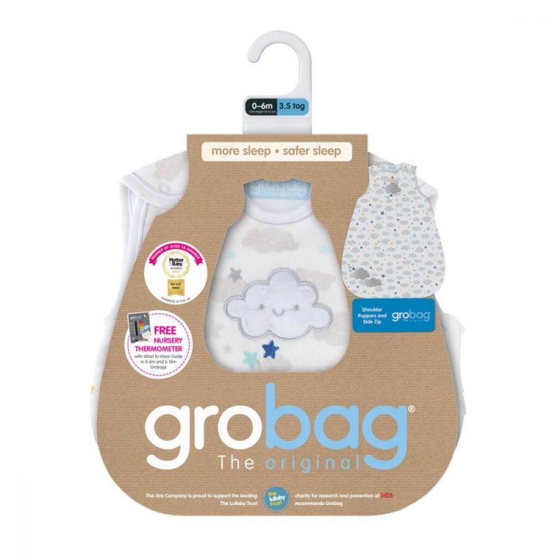 Grobag Baby Sleeping Bag 3.5 Tog Sleepy Sky