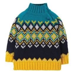 Frugi Fyfe Fairisle knitted...
