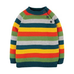 Frugi Storm Stripy knitted...